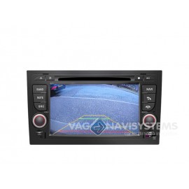 Navidroid® Audi A4 (8E) 2003/08 - Android 4.4.4, GPS, 7" HD 1080P, DVD, BT, WI-FI, Quad Core, 16GB, Mirror Link