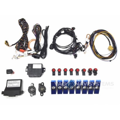 Audi Parking System APS+ - PDC Parking distance control - Front + rear retrofit - Audi A3 (8P) 2003-2008