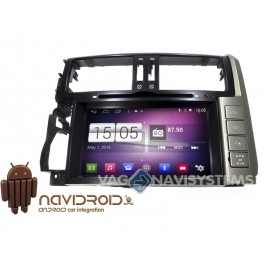 Navidroid® Toyota Land Cruiser/Prado 2010 - Android 4.4.4, GPS, 7" HD 1080P, DVD, BT, WI-FI, Quad Core, 16GB, Mirror Link
