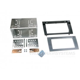 Marco Autoradio 2 DIN - Seat Exeo (3R/3RN) - adaptador metal - Antracita