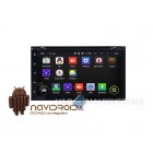 Navidroid® - Android 4.4.4, GPS, 7" HD 1080P, DVD, BT, WI-FI, Quad Core, 16GB, Mirror Link, 2-DIN