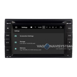 Navidroid® Doble DIN Universal 2 - Android 8.0, GPS, 6.2" HD 1080P, DVD, BT, WI-FI, Octa Core, 32GB, Mirror Link