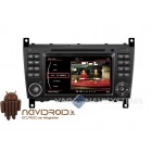 Navidroid® Mercedes 2004/10 Clase C, CLC, CLS, G - Android 4.4.4, GPS, 7" HD 1080P, DVD, BT, WI-FI, Quad Core, 16GB, Mirror Link