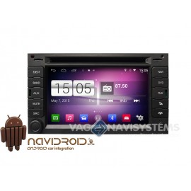 Navidroid® SEAT - Android 4.4.4, GPS, 7" HD 1080P, DVD, BT, WI-FI, Quad Core, 16GB, Mirror Link