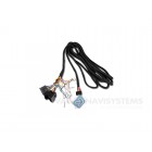 Wiring harness ISO BMW 6 meters - Battery on trunk