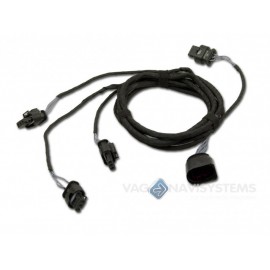 Cableado para aparcamiento, PDC con unidad delante - Sensores traseros - Volkswagen, Seat, Skoda