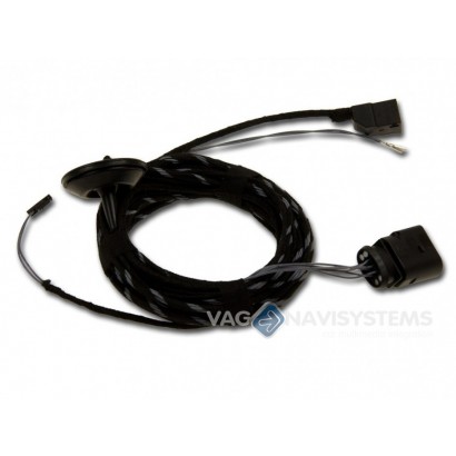PDC front unit Park Distance Control - Harness to rear - Volkswagen, Seat, Skoda