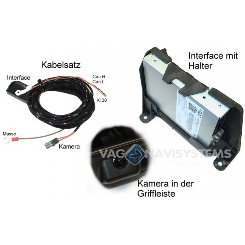 Kit de reequipamiento - Audi APS Advanced (Cámara OEM) - Audi Q5/SQ5 (8R) - MMI 3G