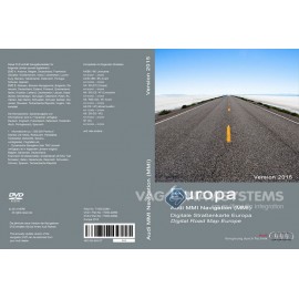 DVD Maps - Europe 2015 - Audi MMI 3G Low II (7T2) - 4G0060884Q