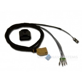 Cableado para aparcamiento, PDC con unidad delante - Conexión delantera - Volkswagen, Seat, Skoda