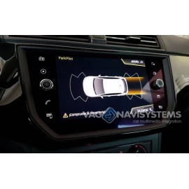 Parking distance control PDC with OPS - Front + rear retrofit - Seat Ibiza (KJ) 2018+
