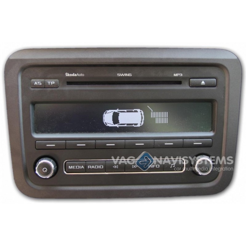 Parking distance control PDC with OPS - Rear retrofit - Skoda Fabia (5J)