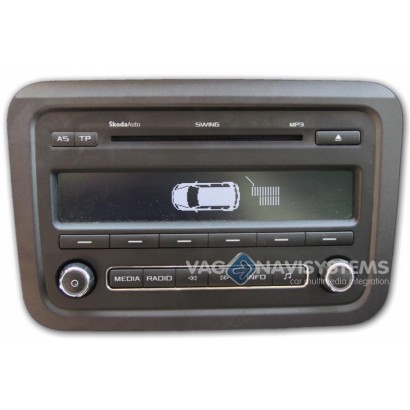 Parking distance control PDC with OPS - Rear retrofit - Skoda Fabia (5J)