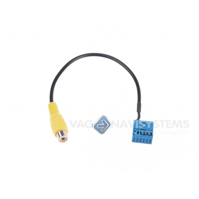 Adaptador - Video - RCA - MQS con subconector azul de 12 Pines (para Quadlock)