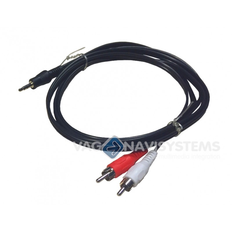 Audi cable adapter - Jack 3.5mm - 2 RCA channels - 1.5m