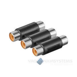 Adaptador - RCA - hembra - hembra