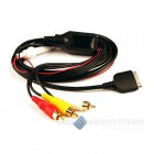 AV Cable - iPod / iPhone / iPad - with recharge function 12V