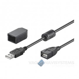 Cable extensión USB - 2m - macho-hembra