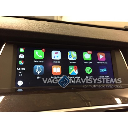 BMW Serie 1,3,5,6,7,X1,X3,X5 y Mini R56 - Apple CarPlay + Android Auto, Interface Plug & Play