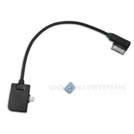 AMI Audi Music Interface adapter - iPod®, iPhone® 5, 5S, 6, 6S Lightning - Audi MMI 2G, 3G, 3G+, RNSE, RMC