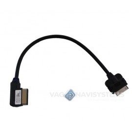 4F0051510K - iPod®, iPhone®, 30 pin, AMI Audi Music Interface adapter - MMI3G, RNSE, Concert III, Simphony III