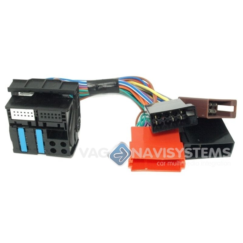 Wiring harness Plug and Play adapter ISO to Quadloc - Audi RNS-E - A4 (8E), A6 (4B), A3 (8P)