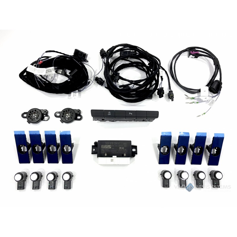 Parking distance control PDC with OPS - Front + rear retrofit - VW Touran (1T3) 2016+