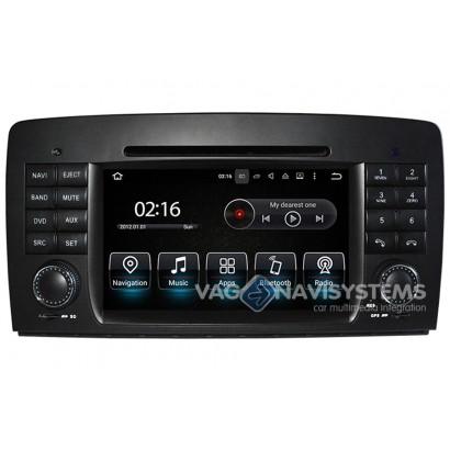 Navidroid® Mercedes Clase R W251 2006/2013 Android 7.1, GPS, 7" HD 1080P, DVD, BT, WI-FI Quad Core, 16GB
