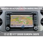 RNS 510 - Maps Update service - V17 version Western Europe maps 2020