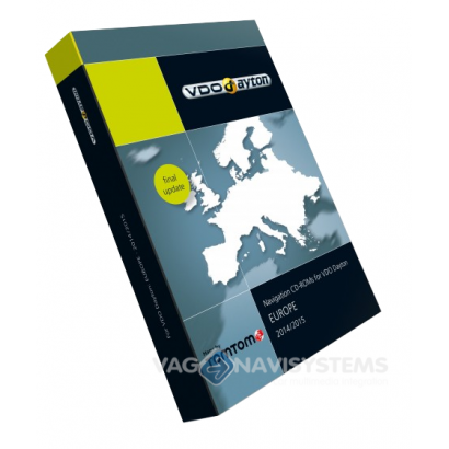 VW Phaeton (2002 - 2005) VDO Dayton Europe - 10 CD pack 2014 - 2015 maps