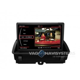 Navidroid® Audi A1/Q3 - Android 4.4.4, GPS, 8" HD 1080P, DVD, BT, WI-FI, Quad Core, 16GB, Mirror Link